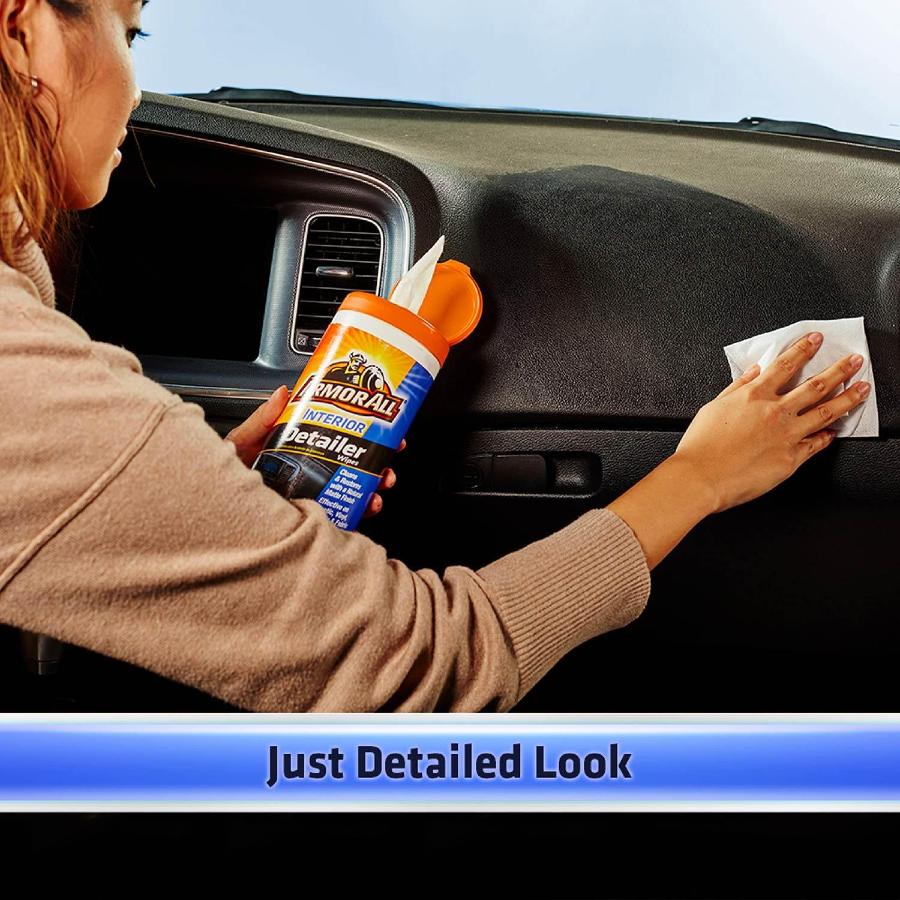 Armor All Interior Detailer Wipes Automotive Wash 25 ct  - 6 Pack - Image 3