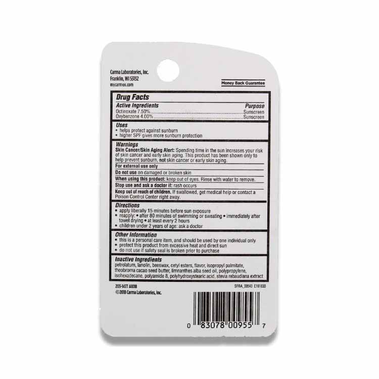Carmex - Daily Care Moisturizing Lip Balm Tube Fresh Cherry SPF 15  0.35 oz - 144 Pack - Image 3