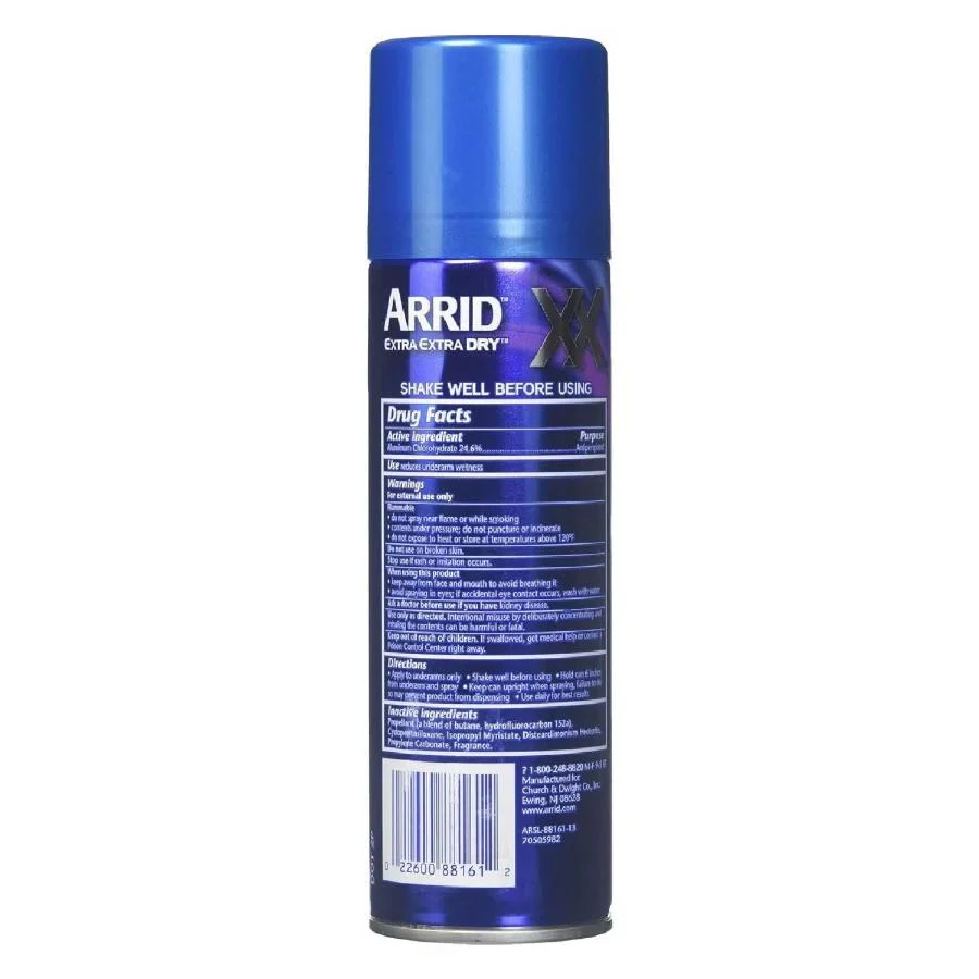 Arrid XX Anti-Perspirant & Deodorant Spray, Morning Clean -  6 oz - 12 Pack - Image 3