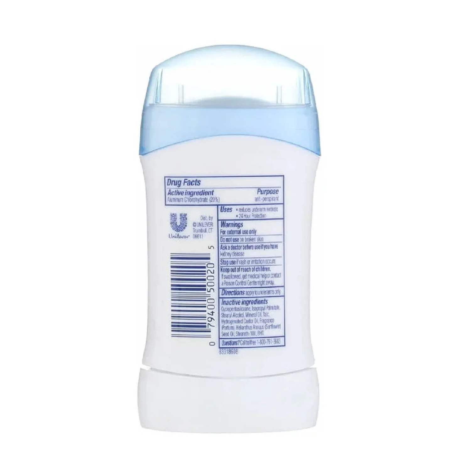 Dove Beauty Powder 24-Hour Invisible Solid Antiperspirant & Deodorant Stick 1.6 oz- 12 Pack - Image 3