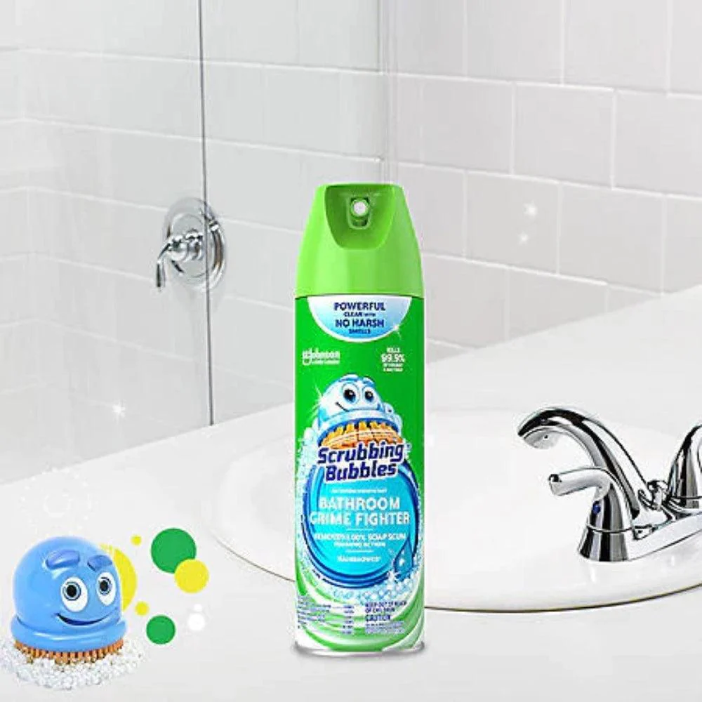 Scrubbing Bubbles Foaming Bathroom Cleaner, Rainshower 25 oz - 4 Pack - Image 4